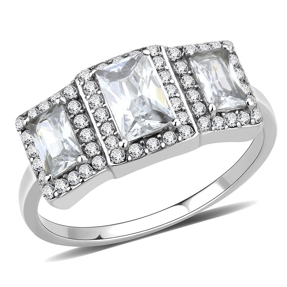Jewelry - STAINLESS STEEL AAA GRADE CZ Ring